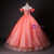 Pink Ball Gown Sequins Tulle Quinceanera Dress