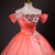 Pink Ball Gown Sequins Tulle Quinceanera Dress
