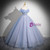 Light Blue Tulle Off the Shoulder Quinceanera Dress