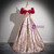 Red Short Sleeve Pleats Quinceanera Dress