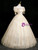 Champagne Tulle Sequins Puff Sleeve Quinceanera Dress