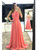 Fancy Backless A line Chiffon Long Prom Dresses Ruched Sleeveless Party Gowns