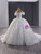 Vintage White Tulle Sequins Strapless Beading Wedding Dress