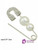 Fashionable ONE PIECE Faux Pearl Rhinestone Pin Earring