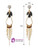 Fashion Faux Gem Teardrop Fringed Drop Earrings