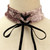 Cheap Purple Fashion Velvet Lace-up Design Choker Necklace