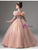 Fashion Pink Sequins Long Sleeve Flower Girl Dress