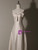 Pretty White Satin Strapless Wedding Dress