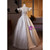 White Ball Gown Pleats Satin Off the Shoulder Wedding Dress