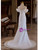 White Mermaid Off the Shoulder Pleats Split Wedding Dress