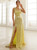 In Stock:Ship in 48 Hours Yellow One Shoulder Party Dress