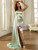 In Stock:Ship in 48 Hours Light Green Spaghetti Straps Dress