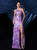 In Stock:Ship in 48 Hours Purple Sequins One Shoulder Tiers Party Dress