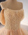 Tulle Sequins Beading Off the Shoulder Prom Dress