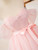 Pink Tulle Sequins Off the Shoulder Pleats Quinceanera Dress