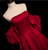 Hot Sale Burgundy Satin Strapless Bow Prom Dress