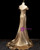 Gold Mermaid Sequins Off the Shoulder Pleats Prom Dress