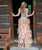 Amazing Champagne Organza Hi Lo Rhinestones Ruffles Prom Dress