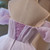 Purple Tulle Off the Shoulder Pleats Homecoming Dress