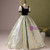 Black Velvet Short Sleeve Square Neck Quinceanera Dress
