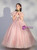 Pink Tulle Sequins Appliques Flower Girl Dress