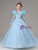Light Blue Tulle Seuqins Long Sleeve Flower Girl Dress Light Blue Tulle Seuqins Long Sleeve Flower Girl Dress