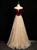 Gold Seuquins Burgundy Velvet Beading Prom Dress