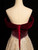 Gold Seuquins Burgundy Velvet Beading Prom Dress