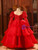 Red Tulle Sequins Long Sleeve Flower Girl Dress Red Tulle Sequins Long Sleeve Flower Girl Dress