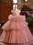 Pink Tulle Sequins Backless Flower Girl Dress Pink Tulle Sequins Backless Flower Girl Dress