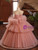 Pink Tulle Sequins Backless Flower Girl Dress Pink Tulle Sequins Backless Flower Girl Dress