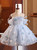Blue Tulle Butterfly Backless Flower Girl Dress Blue Tulle Butterfly Backless Flower Girl Dress