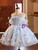 Blue Tulle Butterfly Backless Flower Girl Dress Blue Tulle Butterfly Backless Flower Girl Dress