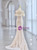 White Mermaid Sequins Beading Spaghetti Straps Prom Dress