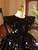 Black Sequins Beading Flower Girl Dress