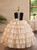 Champagne Tulle Tiers Flower Girl Dress