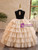 Champagne Tulle Tiers Flower Girl Dress