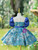 Garden Oil Painting Puff Sleeve Flower Girl Dress Garden Oil Painting Puff Sleeve Flower Girl Dress
