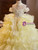 Yellow Organza Halter Tiers Flower Girl Dress Yellow Organza Halter Tiers Flower Girl Dress
