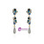 Cheap Sparkly Rhinestoned Teardrop Earrings