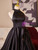 Black Satin Backless Halter Quinceanera Dress