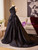 Black Satin Backless Halter Quinceanera Dress