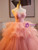Pink Tulle Strapless Pleats Tiers Quinceanera Dress Pink Tulle Strapless Pleats Tiers Quinceanera Dress
