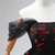 Black Tulle Off the Shoulder Sequins Prom Dress
