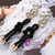 Cheap Artificial Crystal Rope Knot Earrings