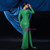 Long Sequined Long Sleeve Round Neck Dress