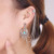 Tassel Hollow Out Ear Cuff Vintage Faux Turquoise