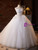 Corset boning and back lacing detail on a white tulle beaded bridal gown for a custom fit