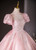 Pink Puff Sleeve Sequins Beading Quinceanera Dress Pink Puff Sleeve Sequins Beading Quinceanera Dress