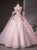 Pink Tulle Strapless Colorful Appliques Quinceanera Dress